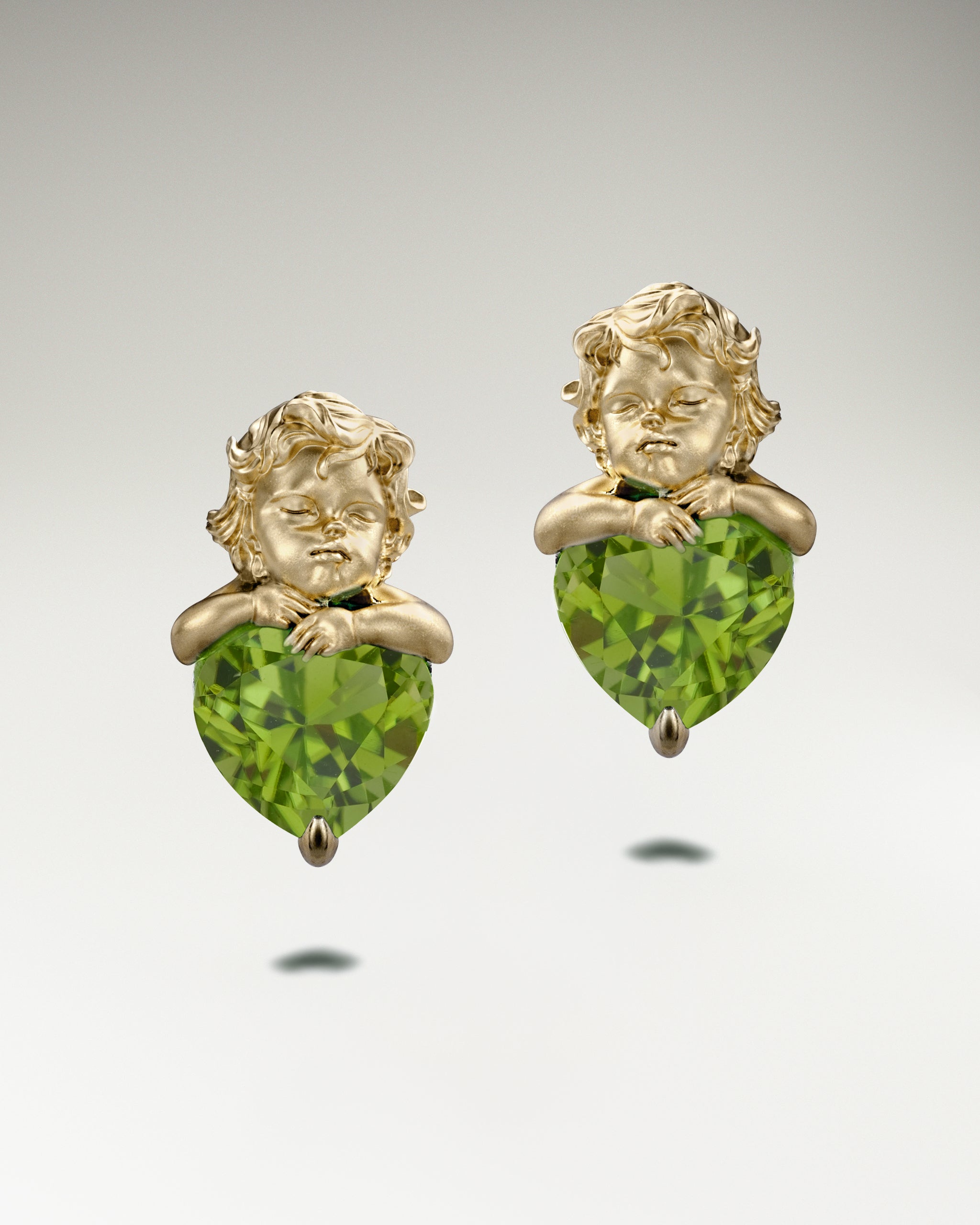 Keeper’s Heart-Ohrringe aus Sterling-Silber mit Topas