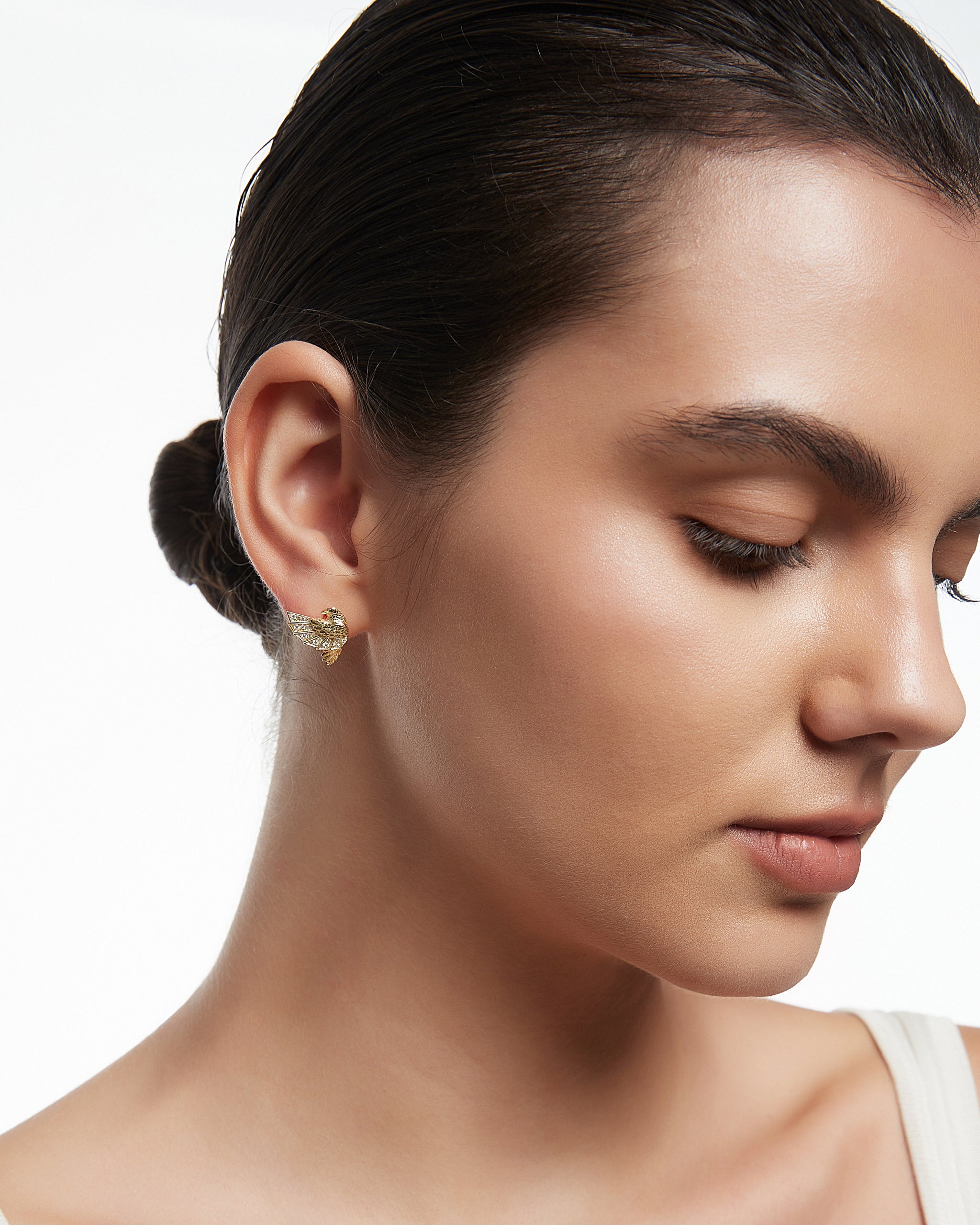 Aurelian Raptor Studs In Sterling Silver