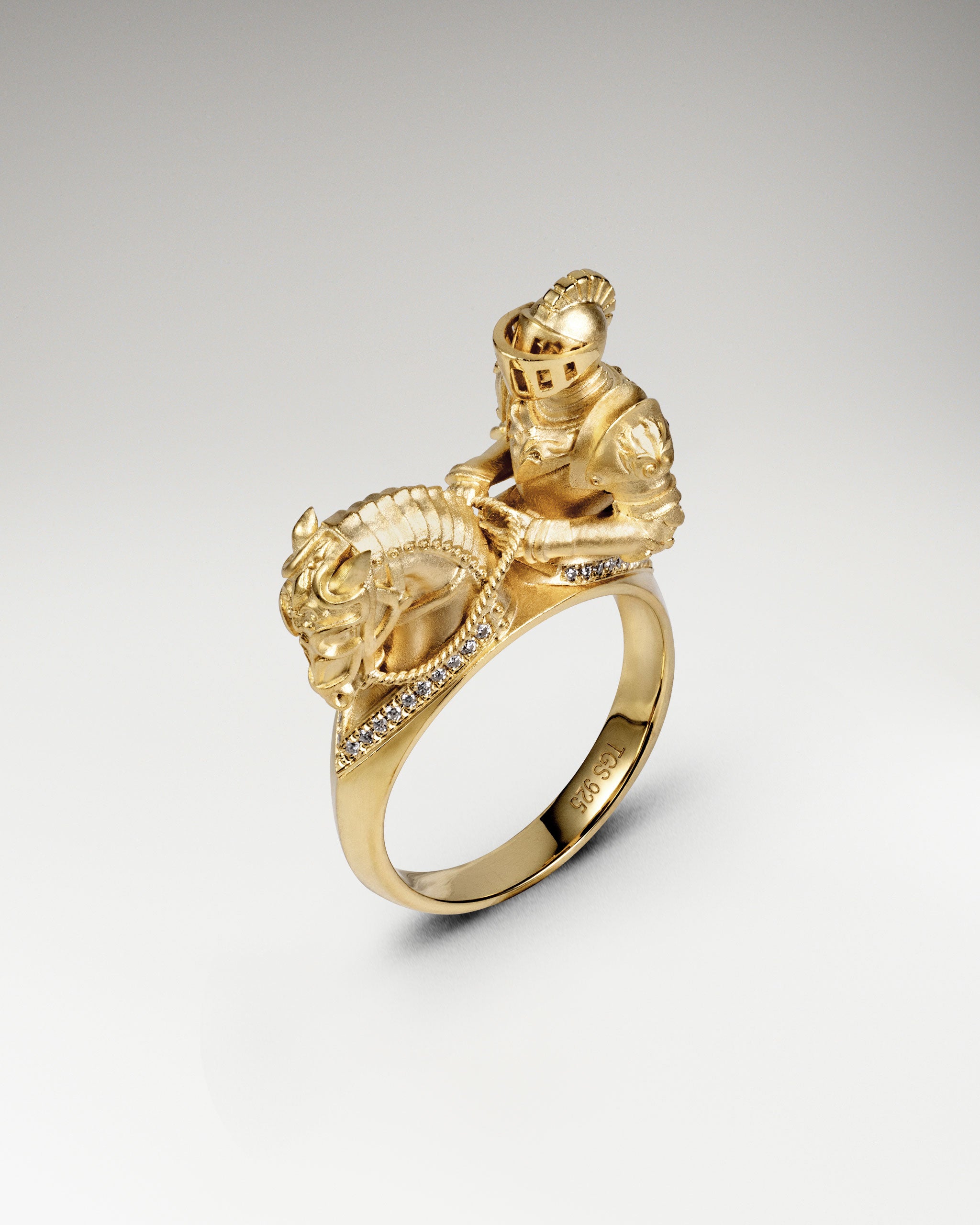 Royal Cavalier Ring In Gold Vermeil
