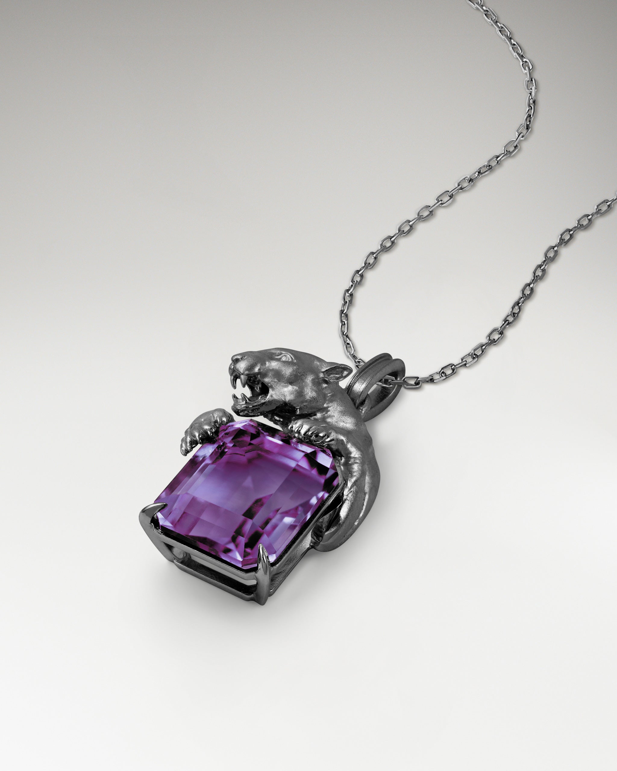 Savanna Sculptural Pendant Necklace In Sterling Silver