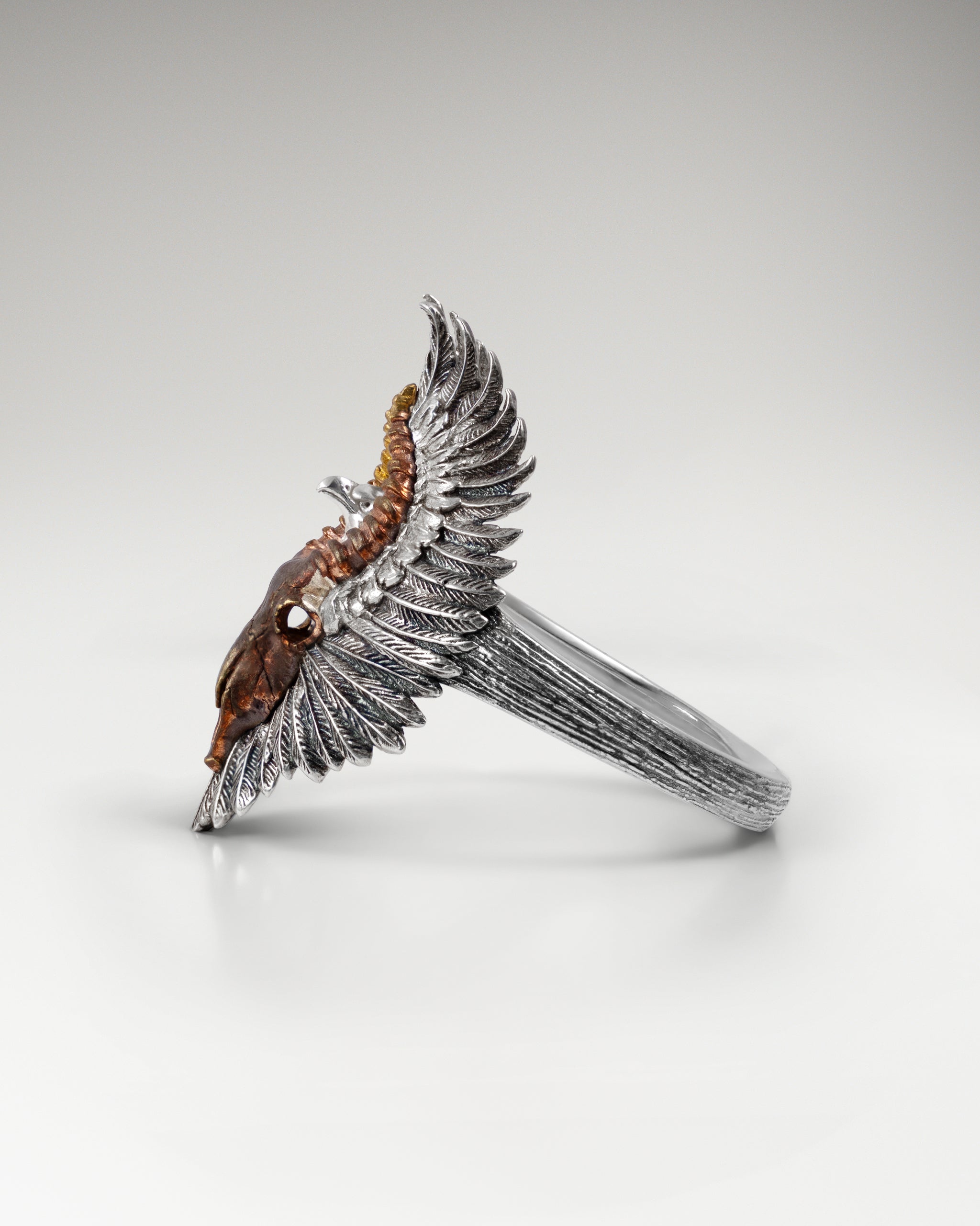 Rimehewn Glyph Ring In Sterling Silver