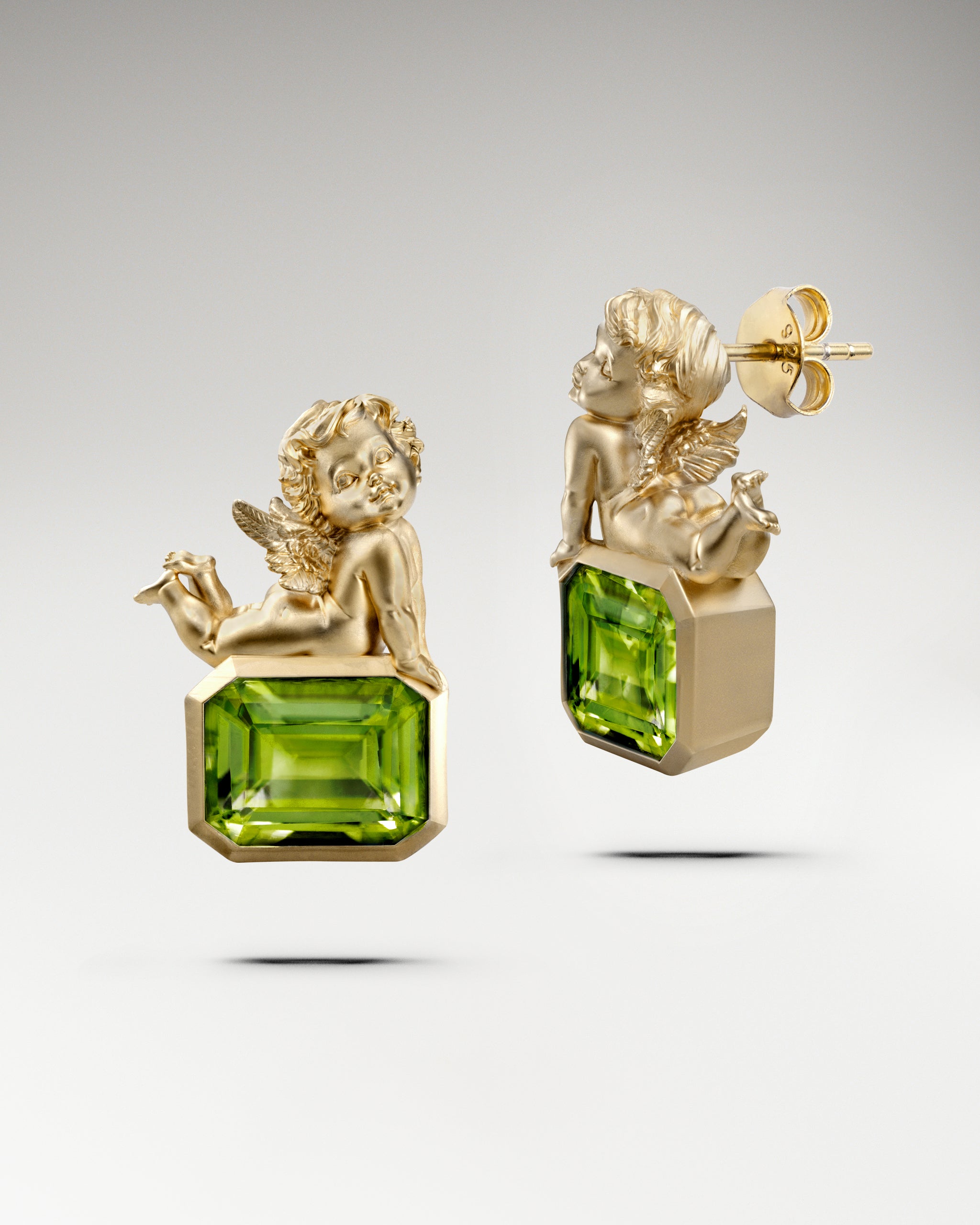 Angelette Earrings In Sterling Silver With Topaz