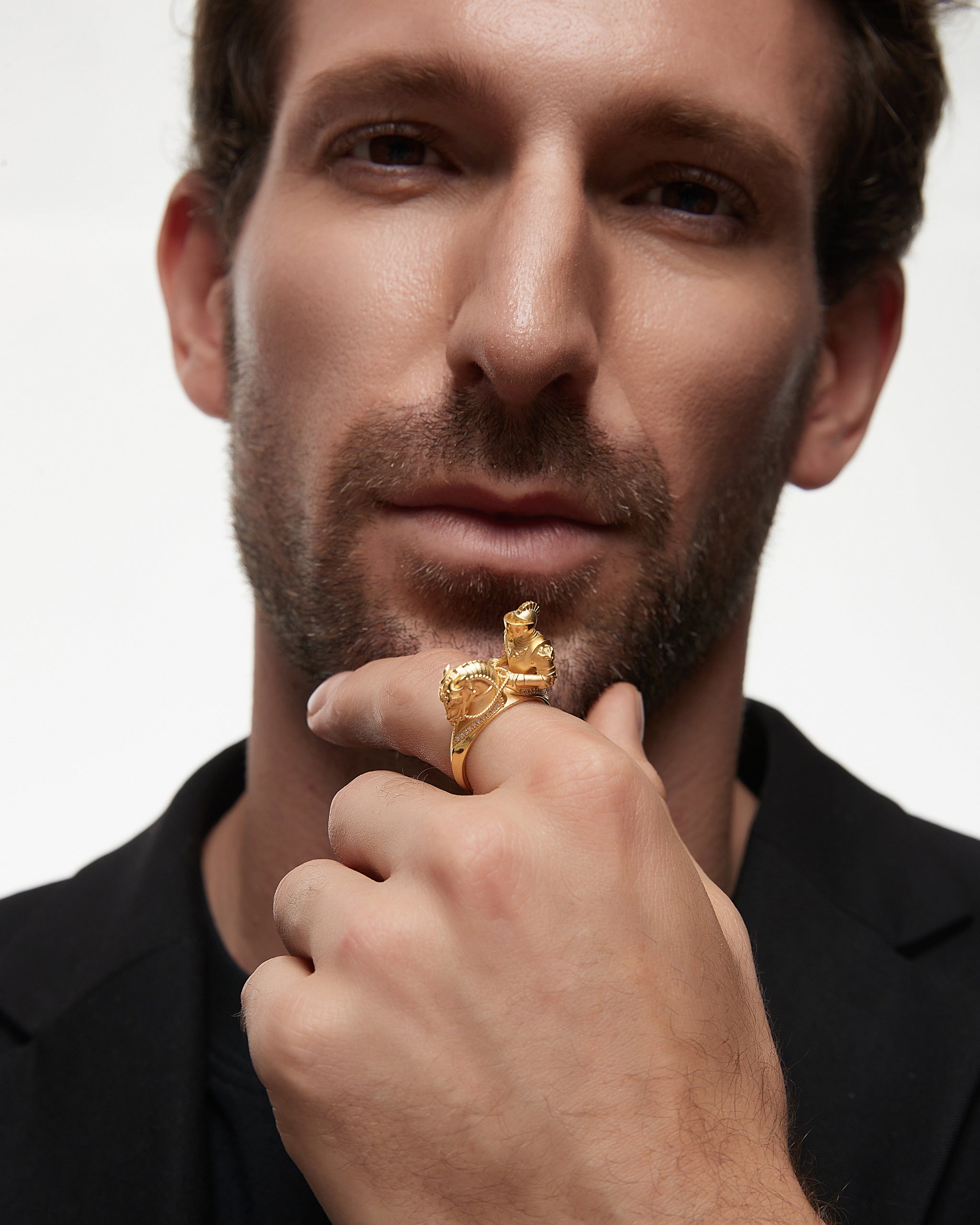 Anillo Savanna Spirit en plata de ley con citrino amarillo y moissanita