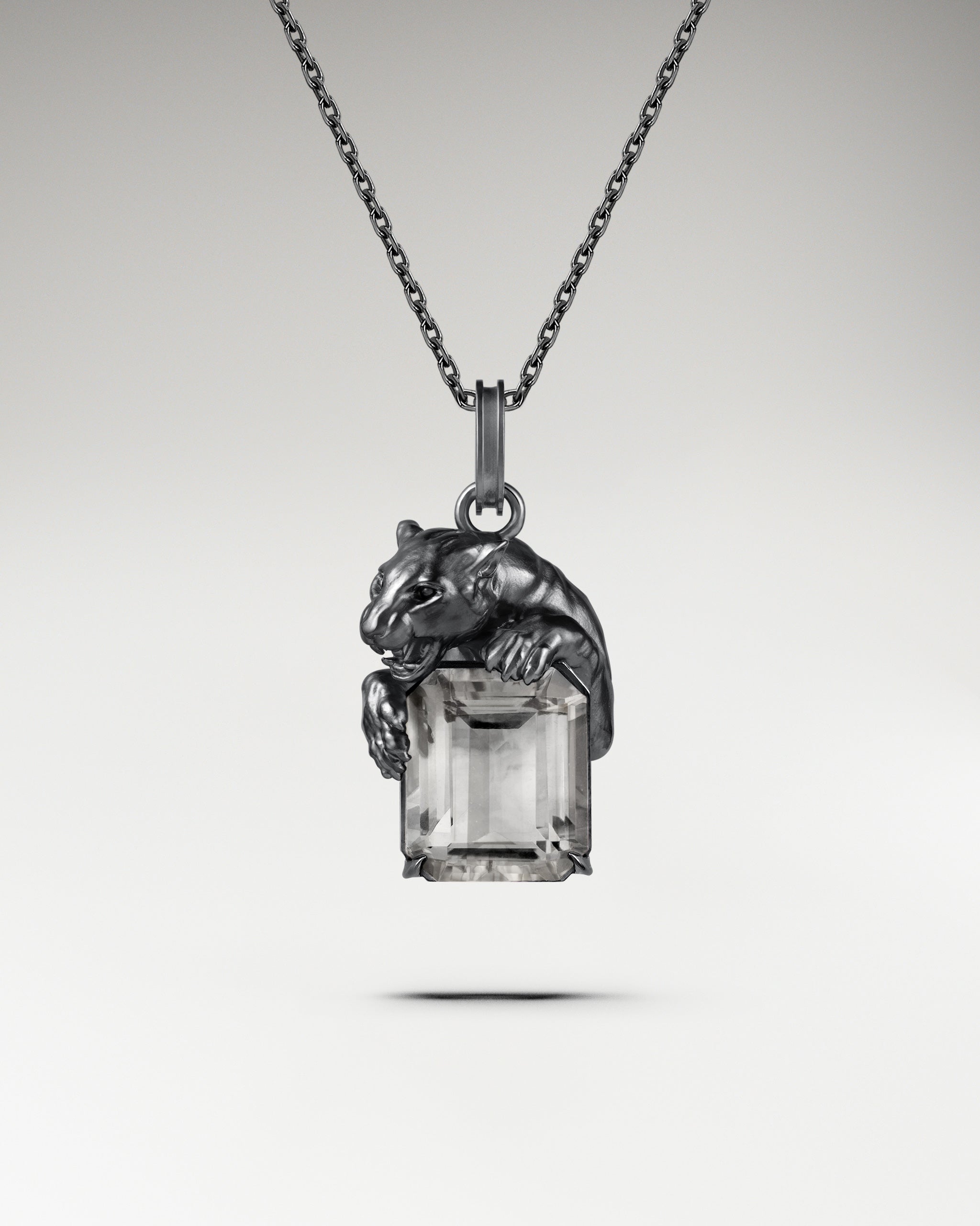 Savanna Sculptural Pendant Necklace In Sterling Silver