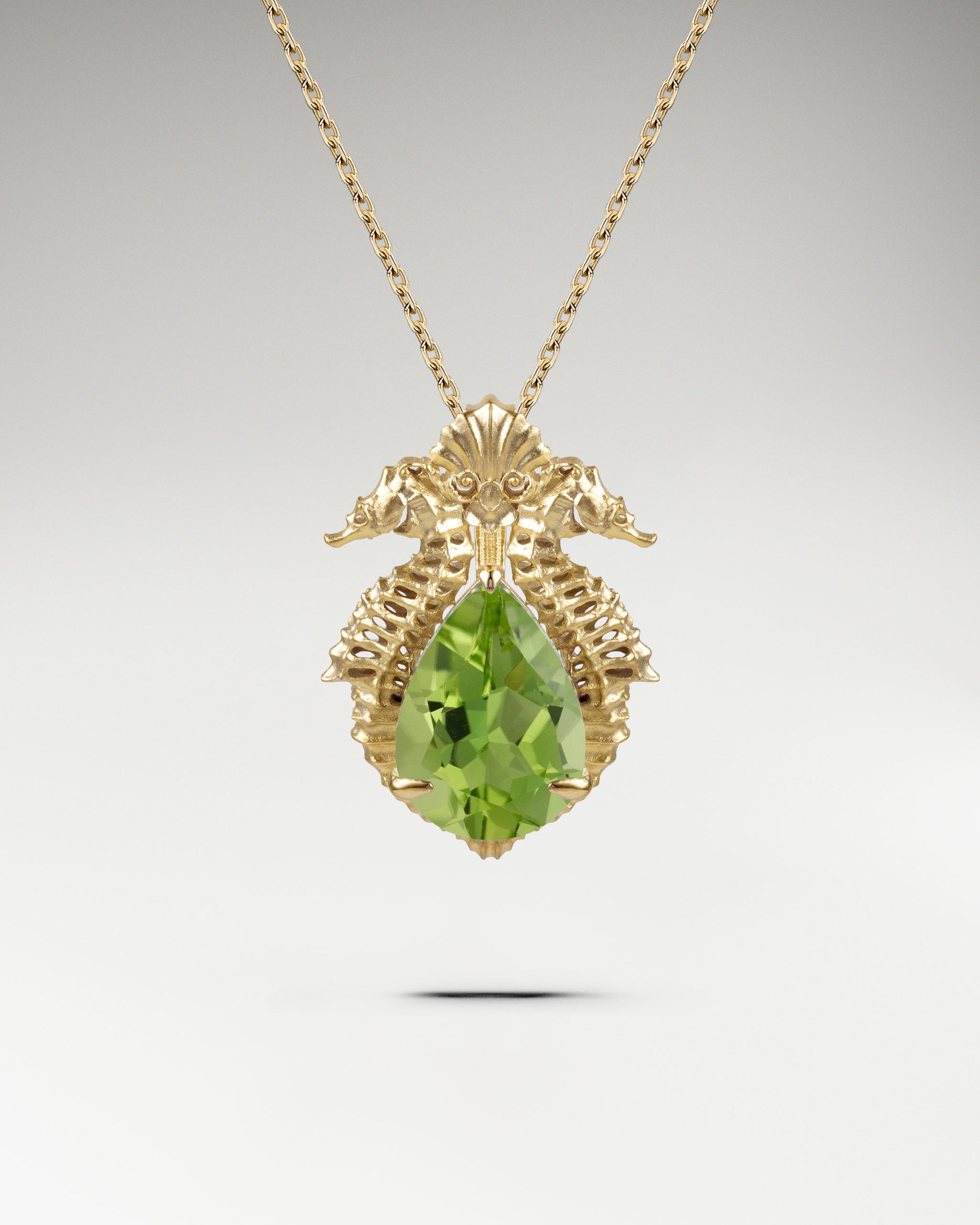 Symmarine Necklace In Sterling Silver With Topaz