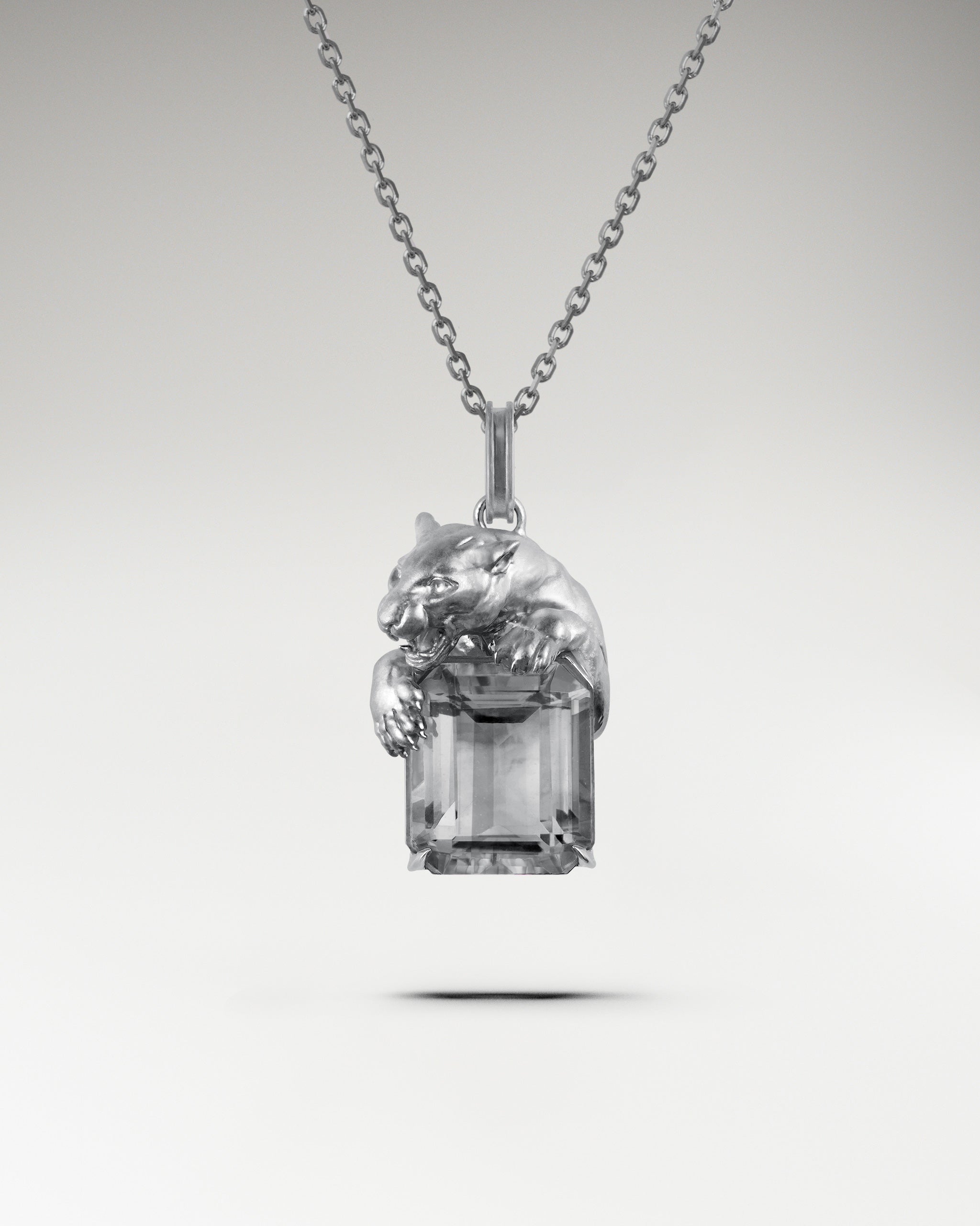 Savanna Sculptural Pendant Necklace In Sterling Silver