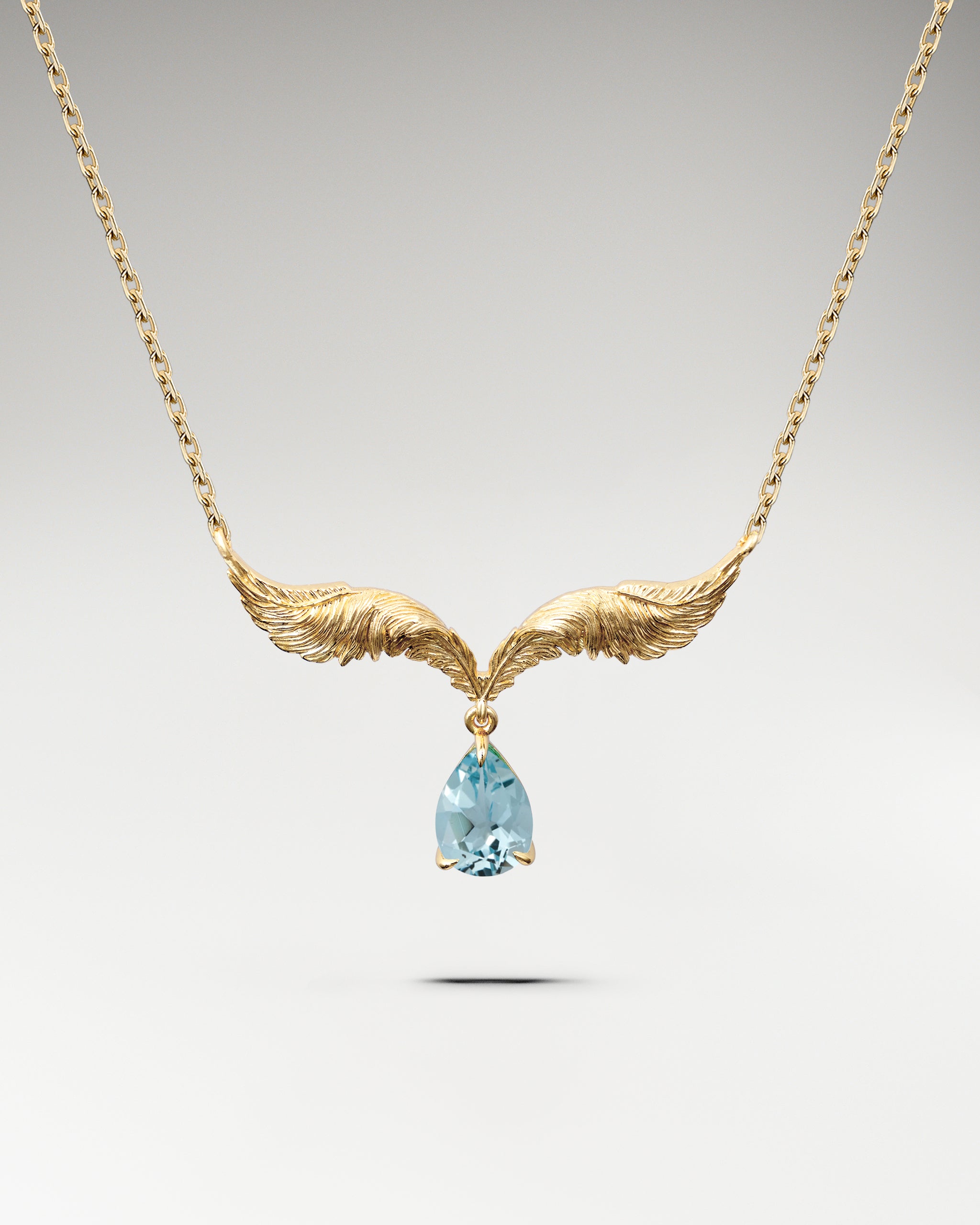Celestia Pendant Necklace In Sterling Silver With Topaz