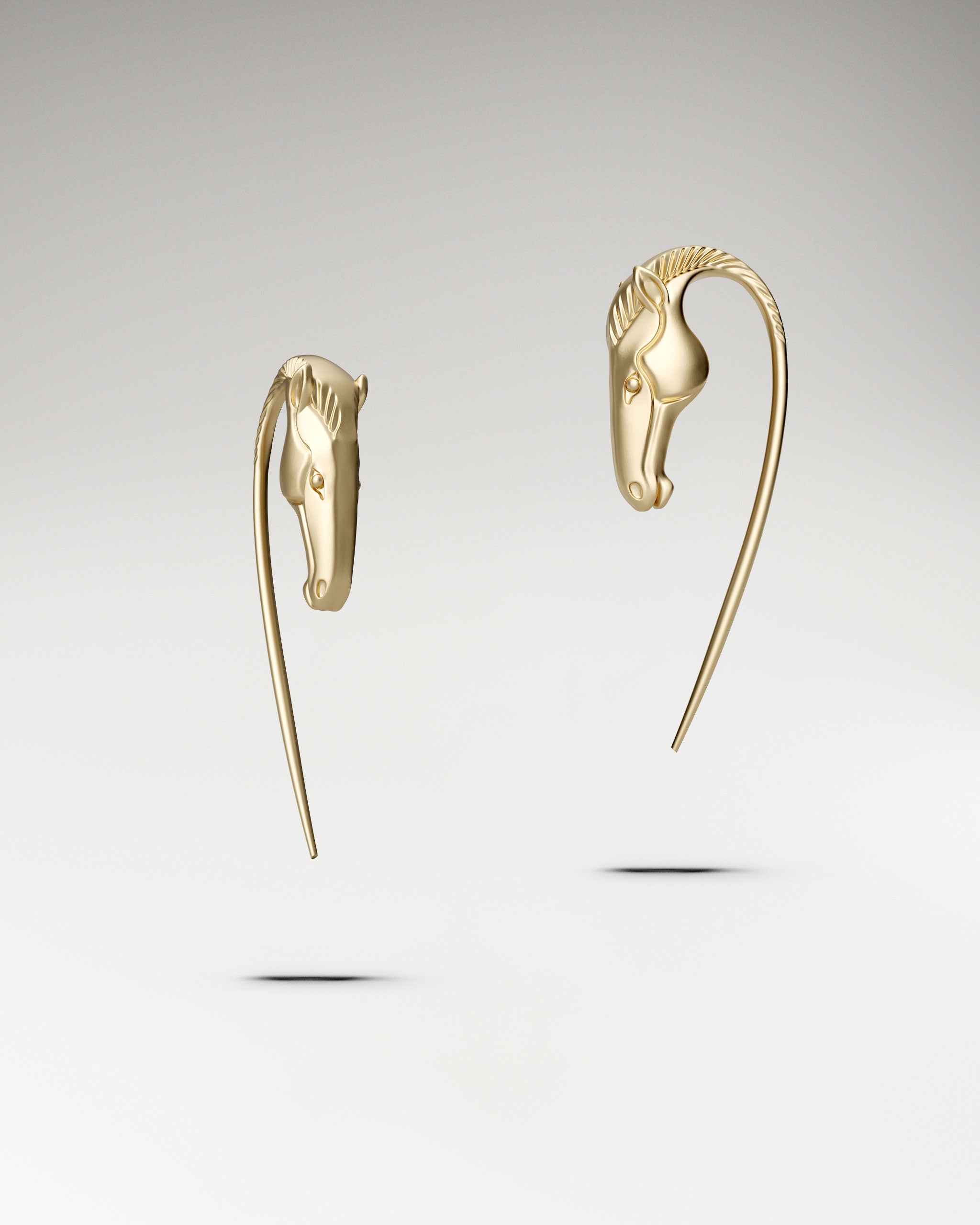 Equestrian Edge Earrings In Sterling Silver With Topaz