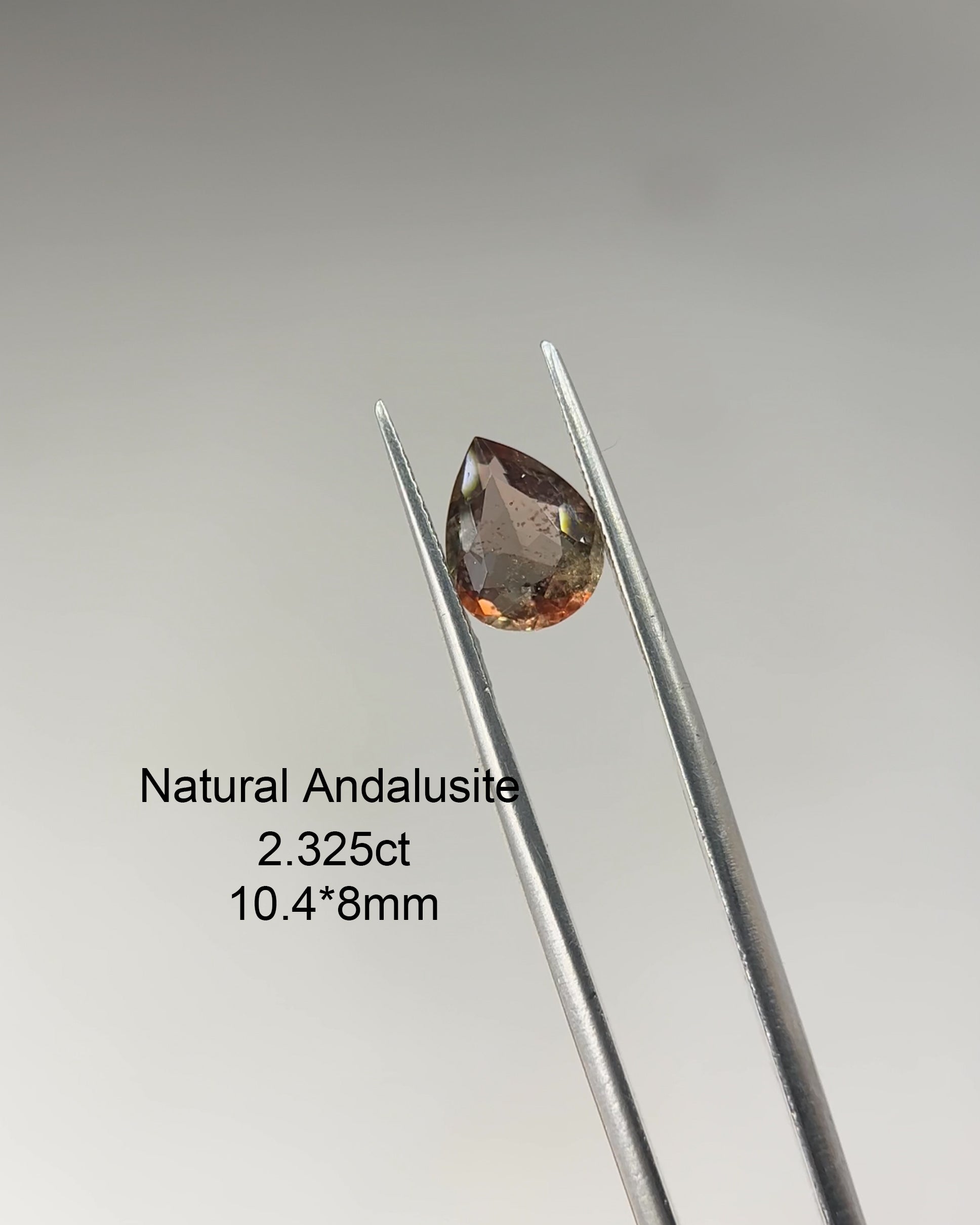 Pear Shape Natural Andalusite - 2.325ct