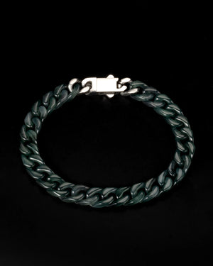 Classical Cuban Chain In Black Jade