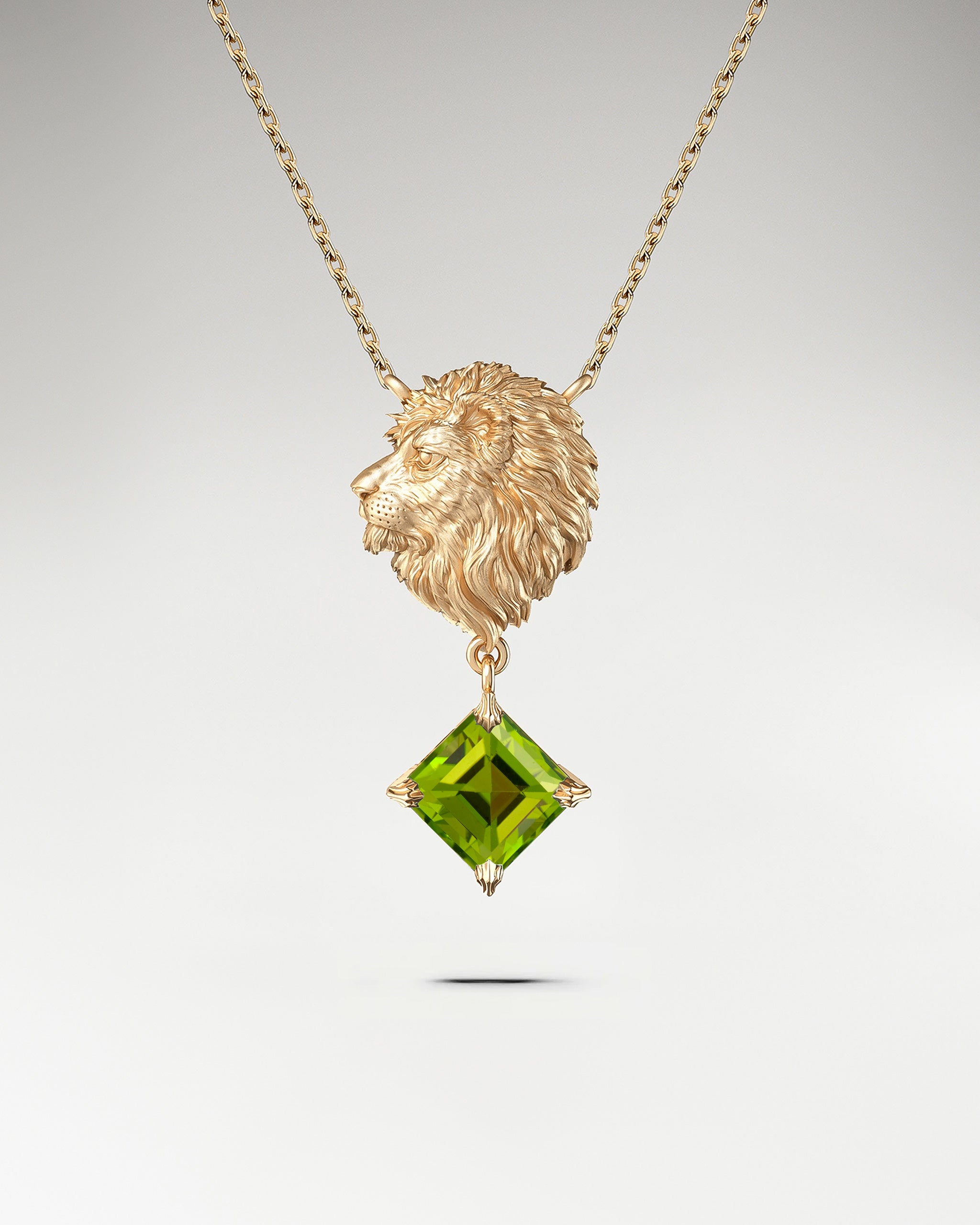 The Leo Pendant Necklace In Sterling Silver With Topaz