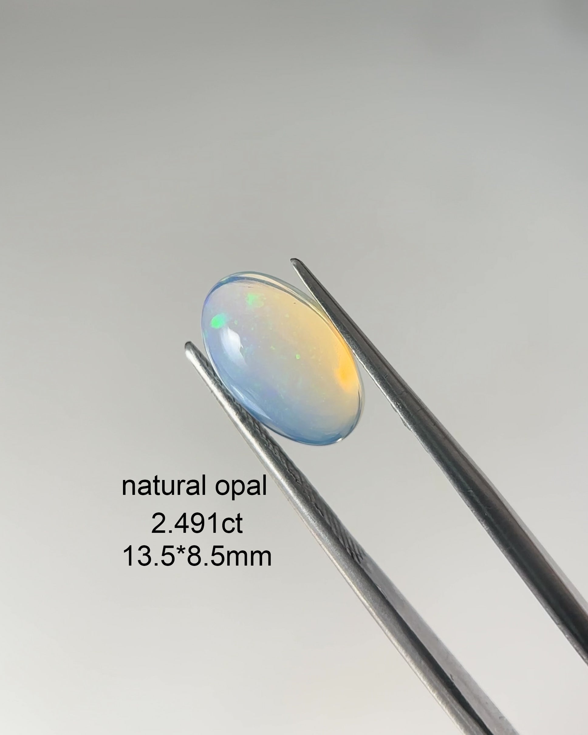 Oval Cabochon Natural Opal -  1.77ct / 2.491ct / 2.713ct