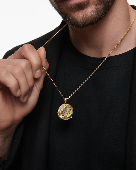 Collier Hibou En Argent Massif 2