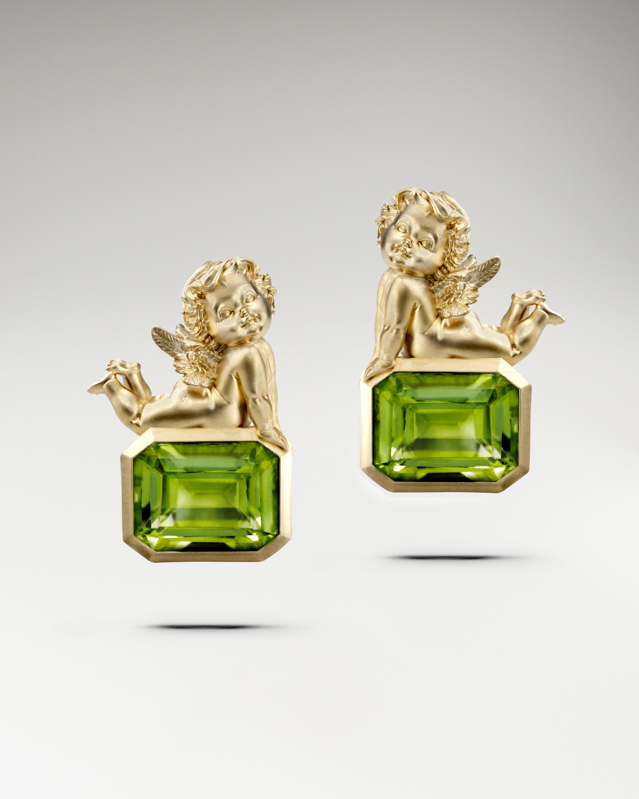 Angelette Earrings In Sterling Silver With Topaz