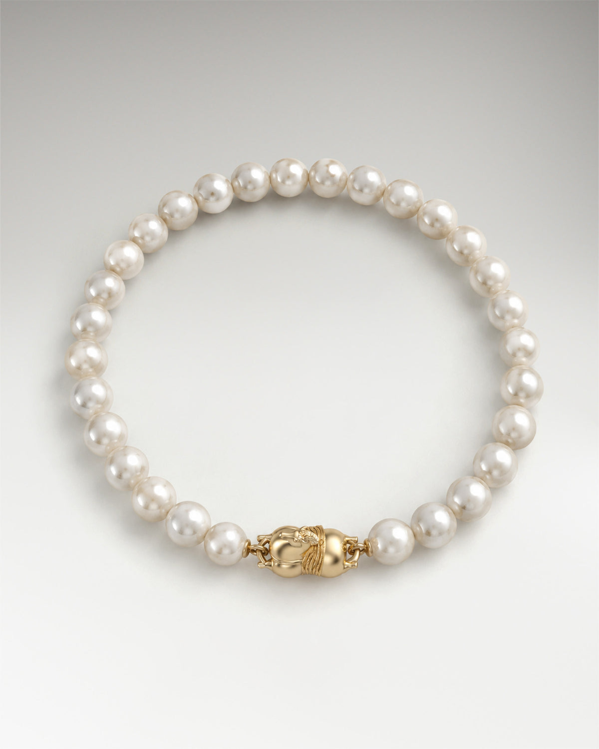 Whimsical Pony Bracelet In Sterling Silver With Pearls