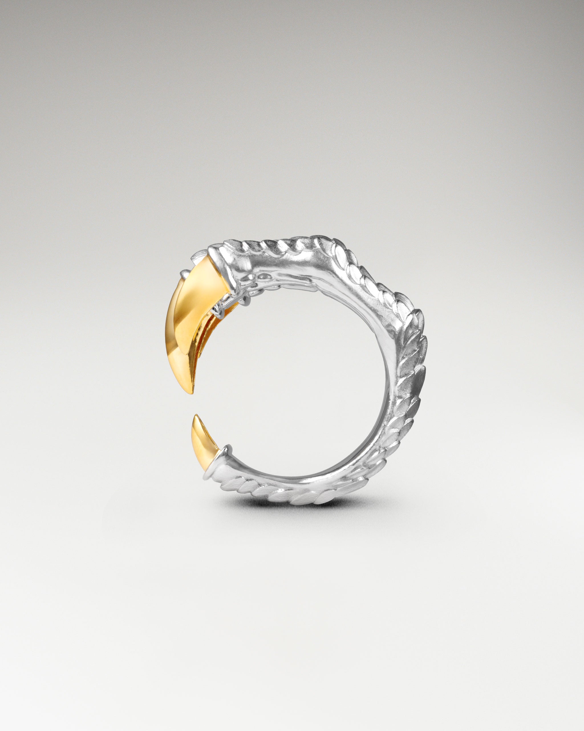 Eagle Talons Ring In Sterling Silver