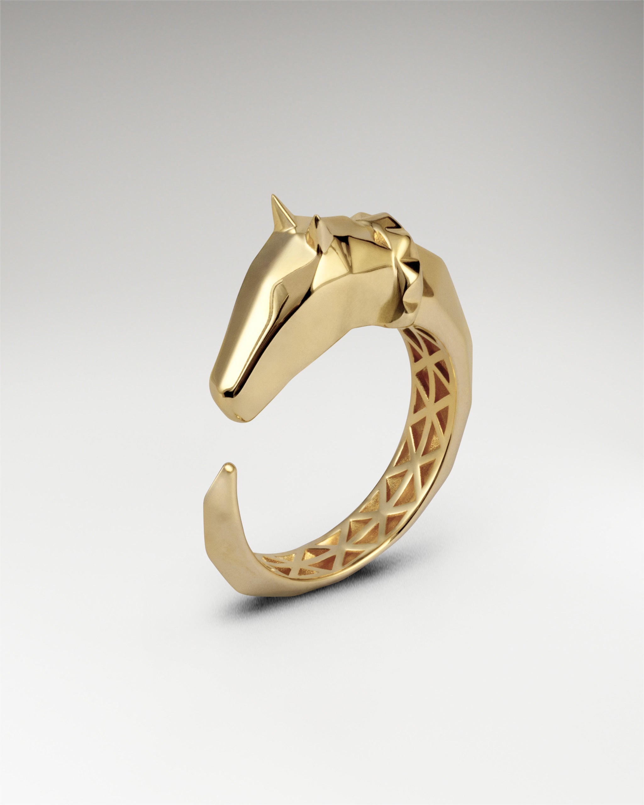 Bague Vector Steed en argent sterling