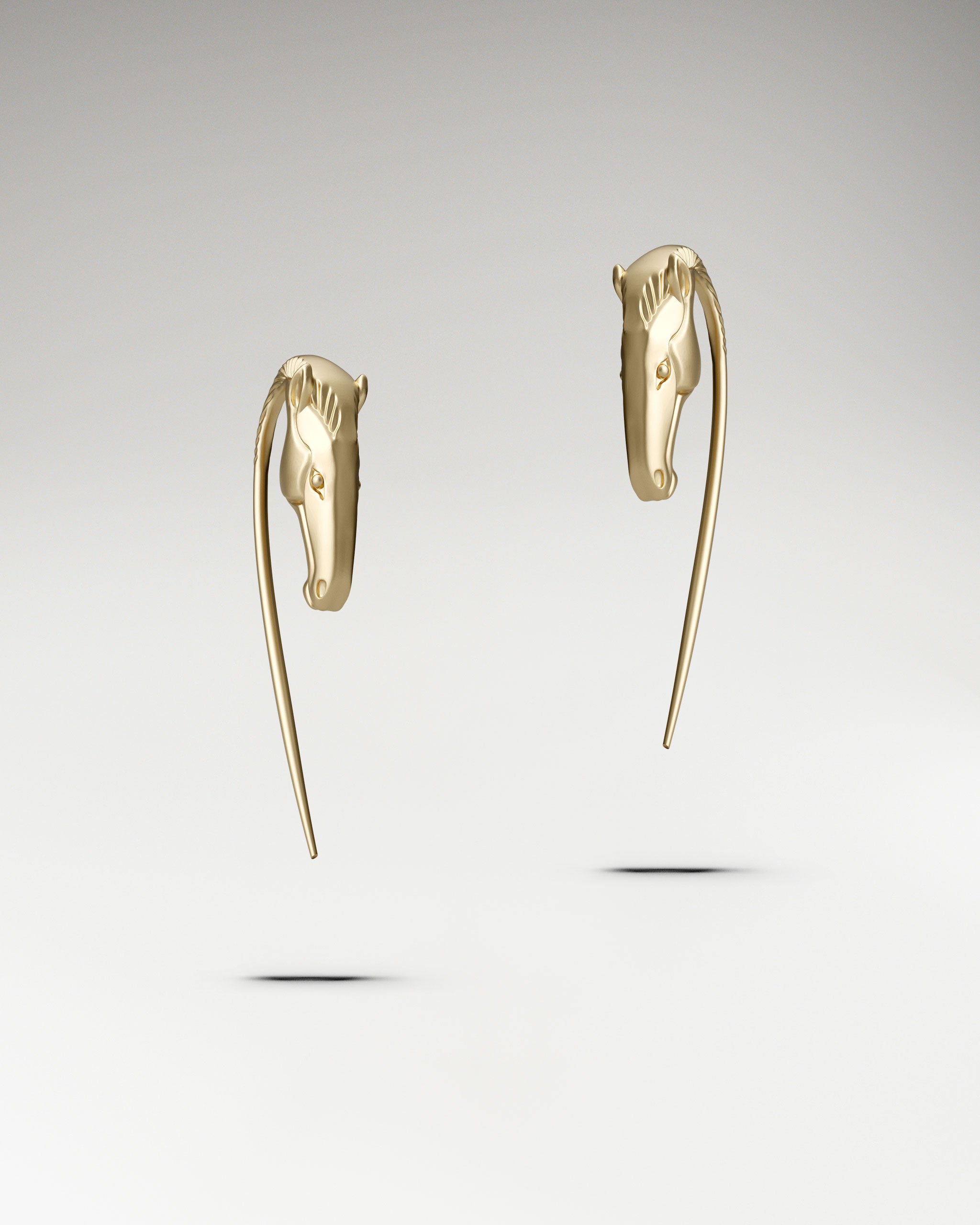 Equestrian Edge Earrings In Sterling Silver With Topaz