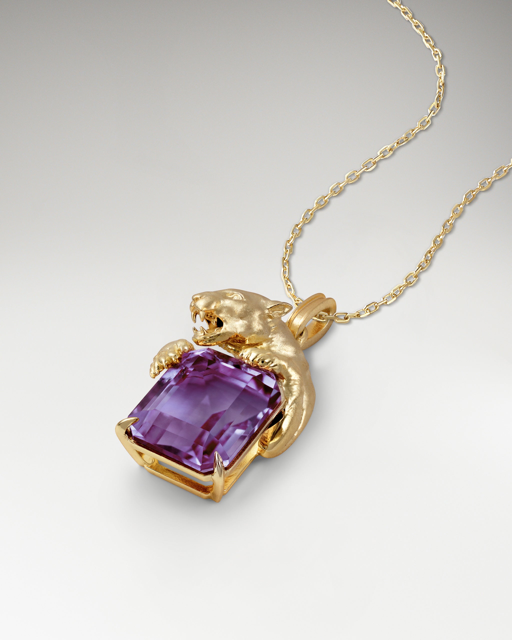Savanna Sculptural Pendant Necklace In Gold Vermeil