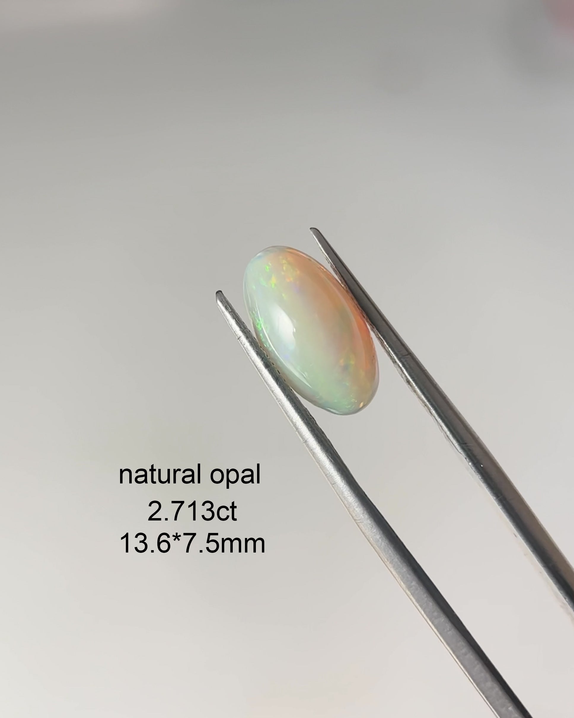 Oval Cabochon Natural Opal -  1.77ct / 2.491ct / 2.713ct
