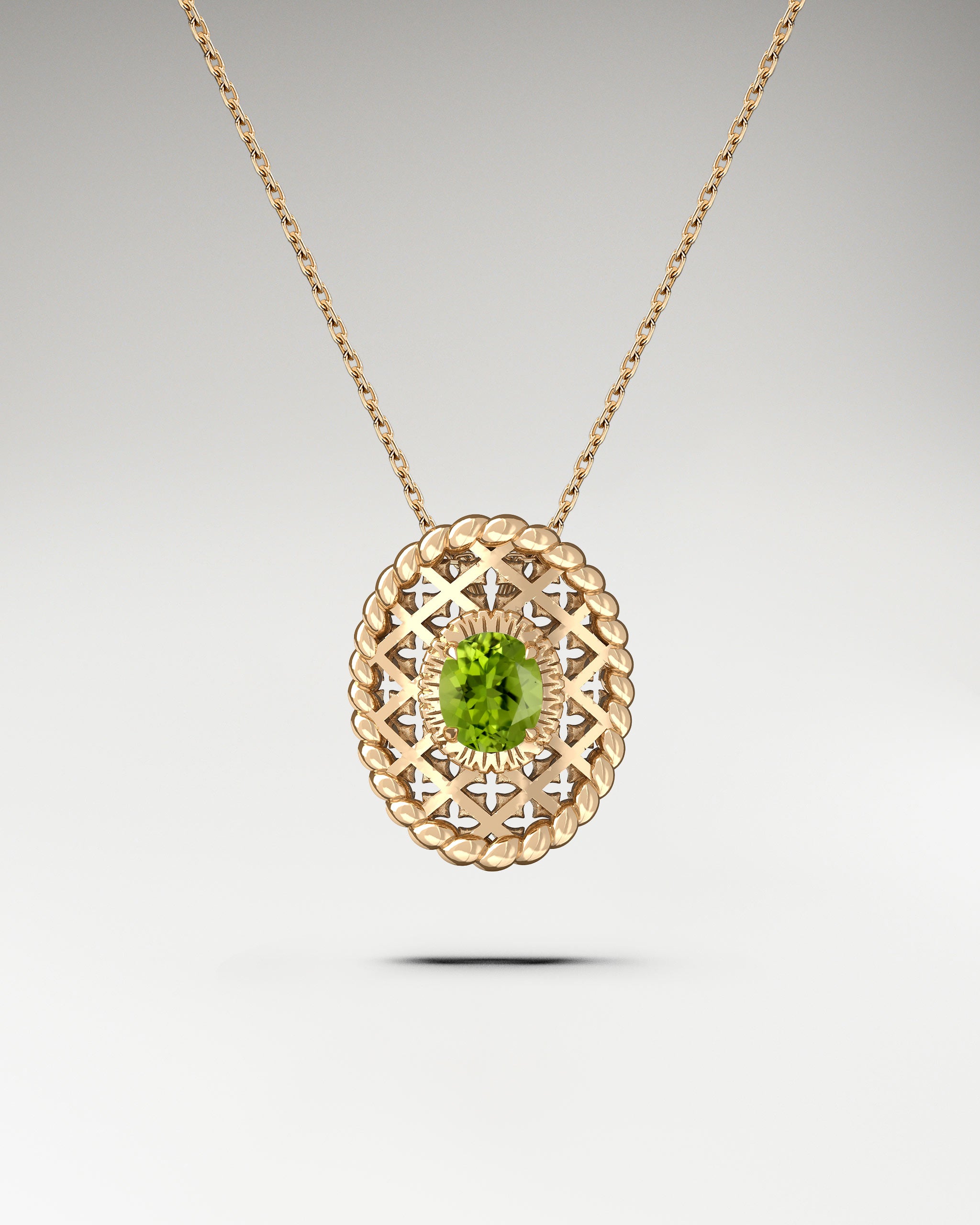 Collier de selle western en argent sterling avec citrine