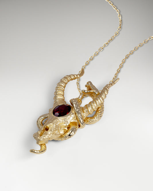 Collar de ángel de la guarda en plata de ley con topacio azul