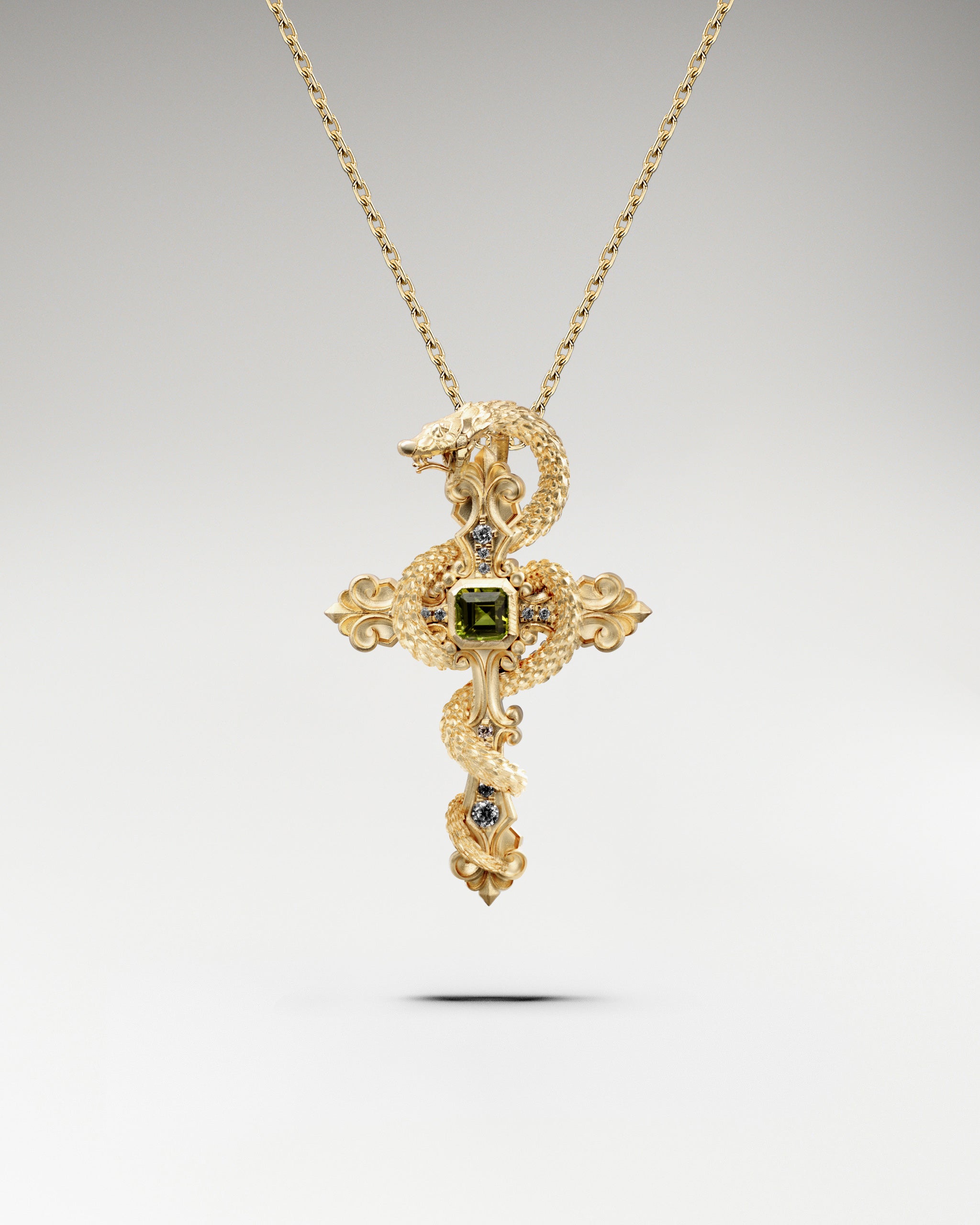 Collar con colgante Lo Prohibido en plata de ley con granate