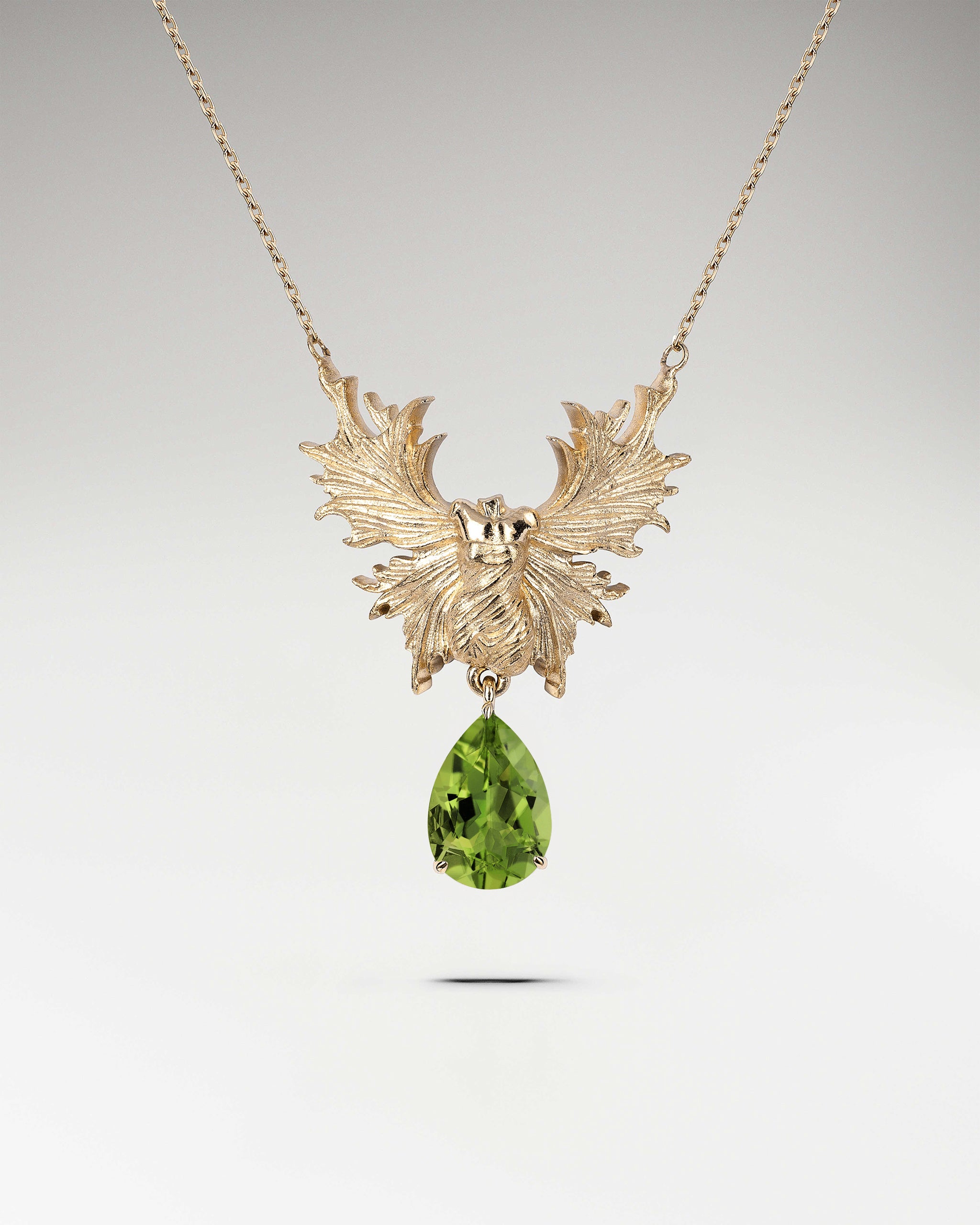 Guardian Angel Necklace In Sterling Silver With Blue Topaz