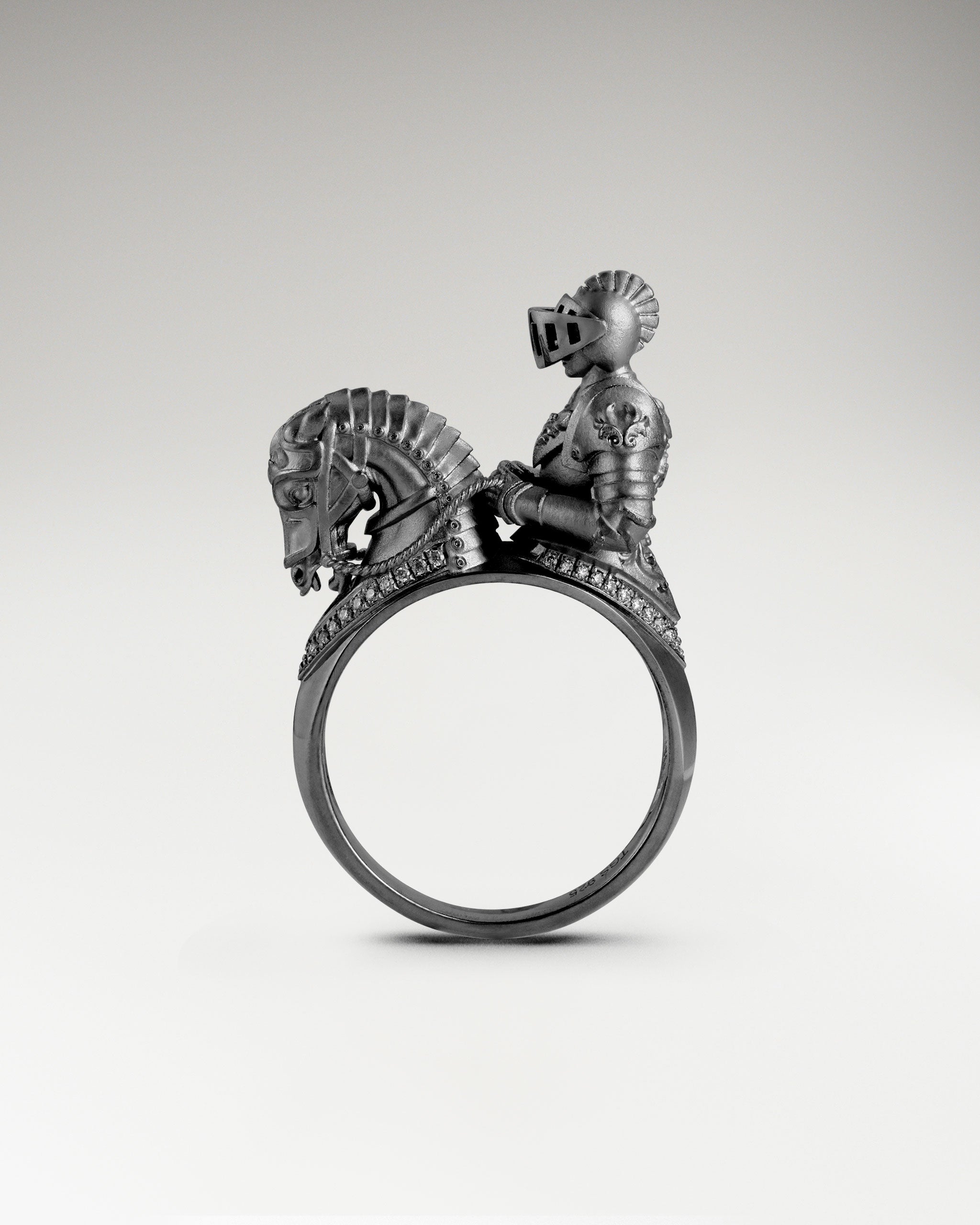 Royal Cavalier Ring In Sterling Silver