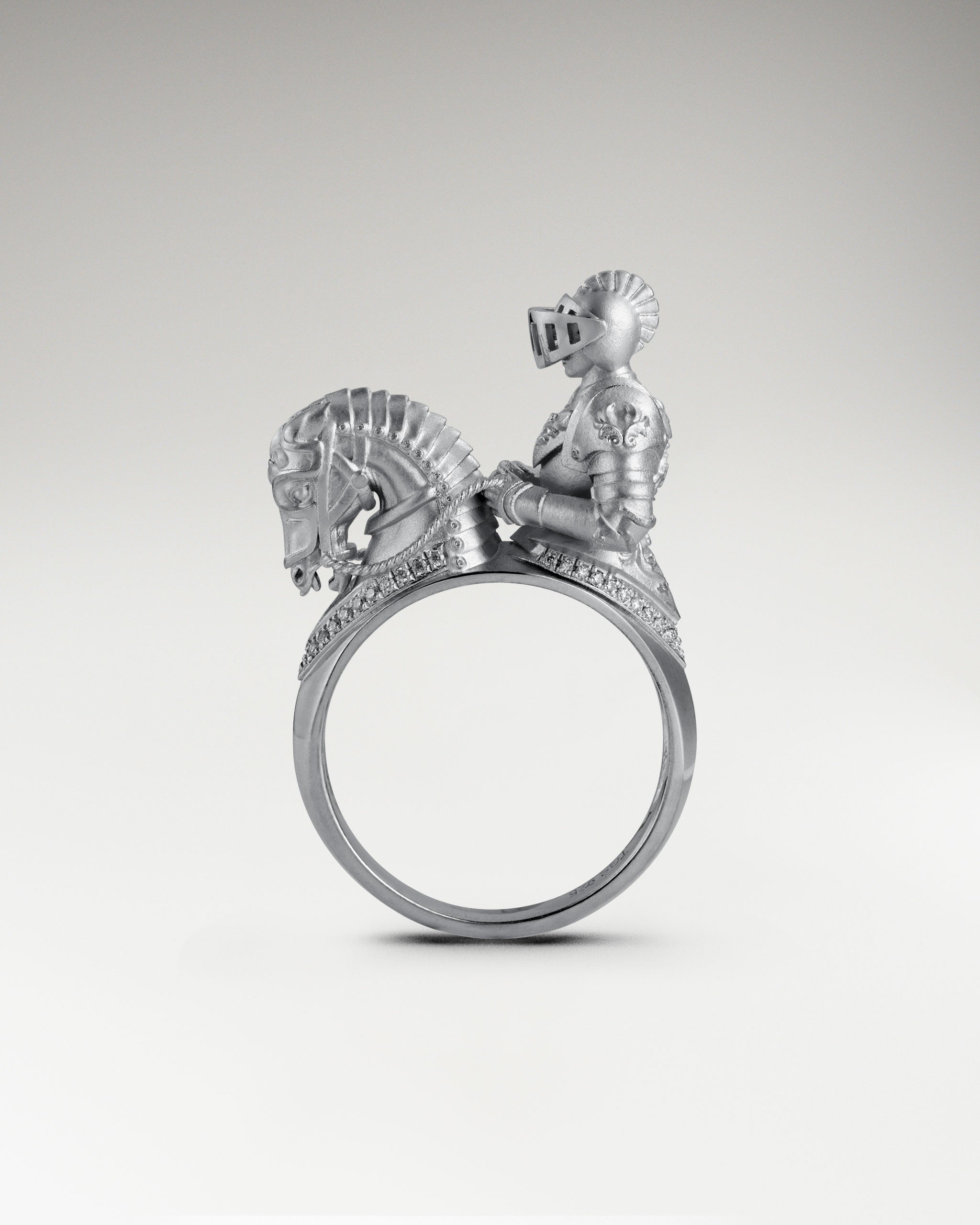 Royal Cavalier Ring In Sterling Silver