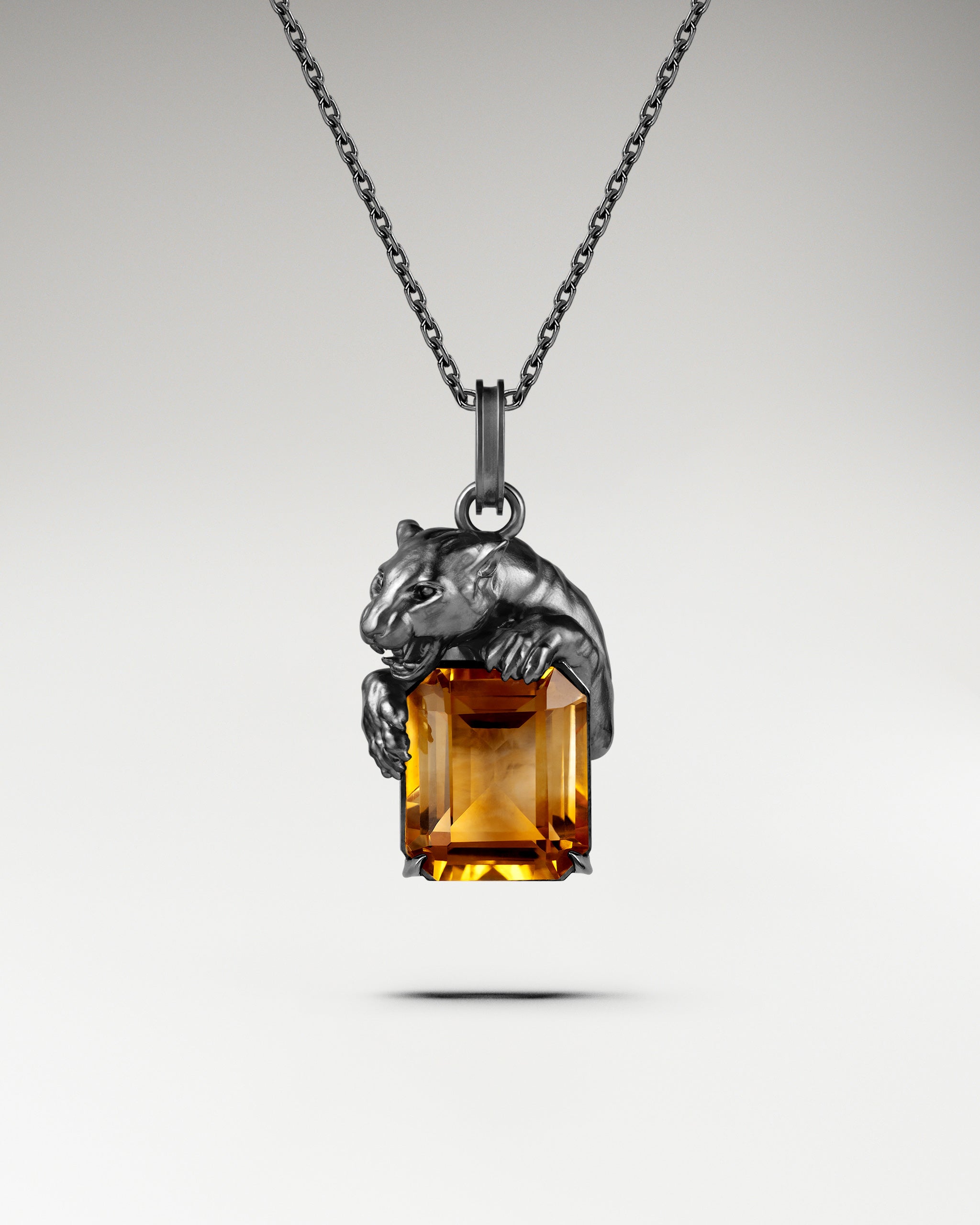 Savanna Sculptural Pendant Necklace In Sterling Silver