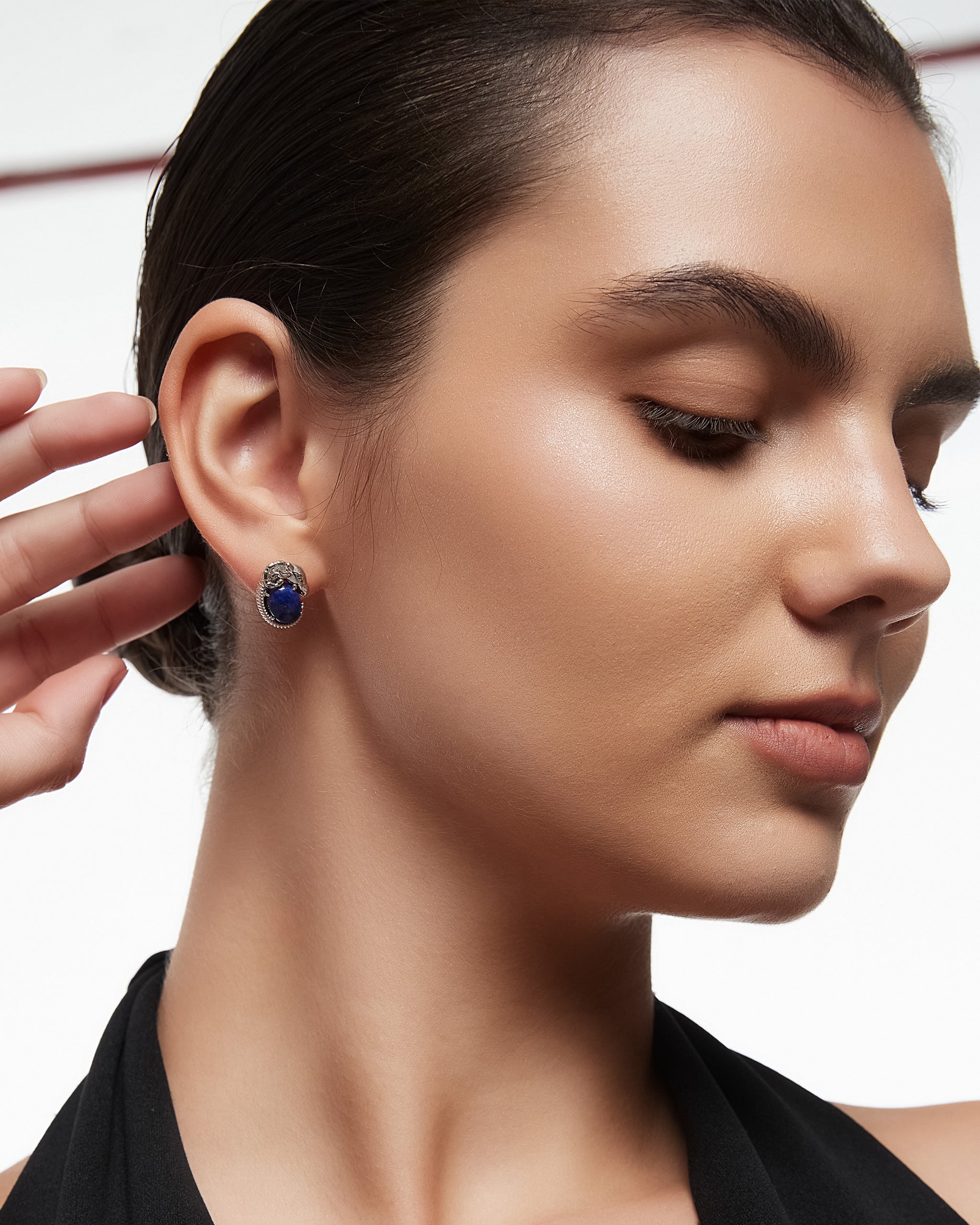 パンパス イーグル彫刻ペンダント ネックレス (スターリングシルバー)