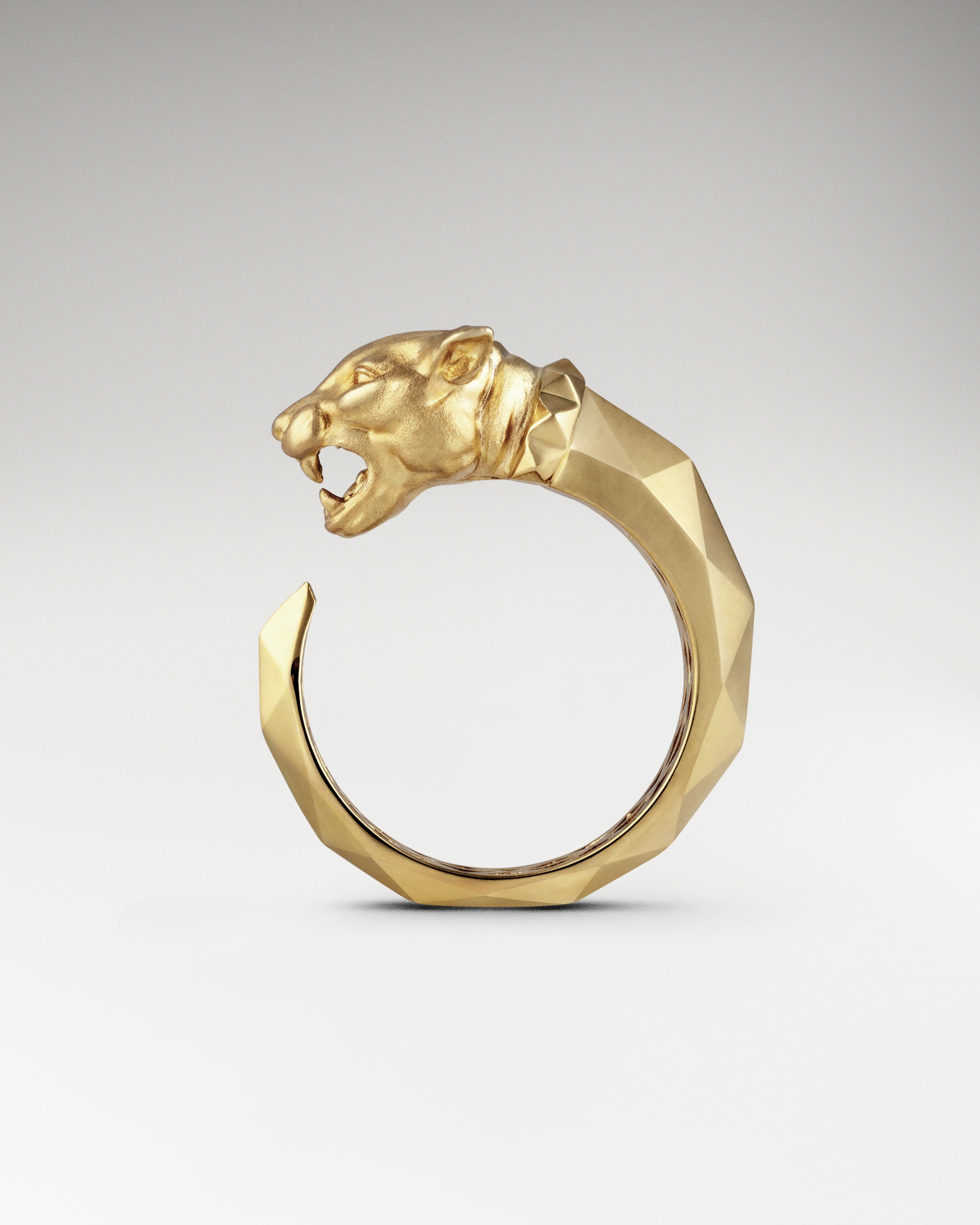 Vector Panther Ring In Sterling Silver