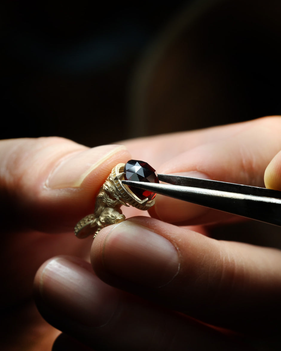 art jewelry making by true gemstone