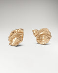 Load image into Gallery viewer, David Eye Gold Ear Studs
