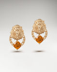 Load image into Gallery viewer, The Leo Stud Earrings in 10k Gold with Citrine
