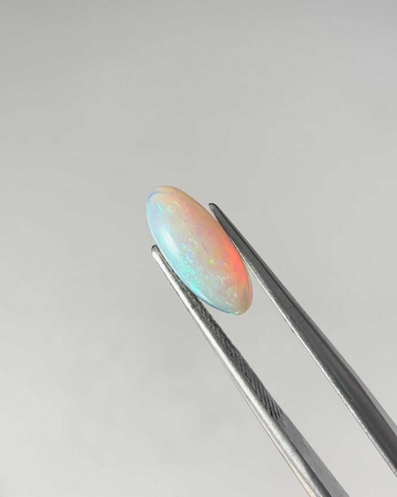 Oval Cabochon Natural Opal -  1.77ct / 2.491ct / 2.713ct