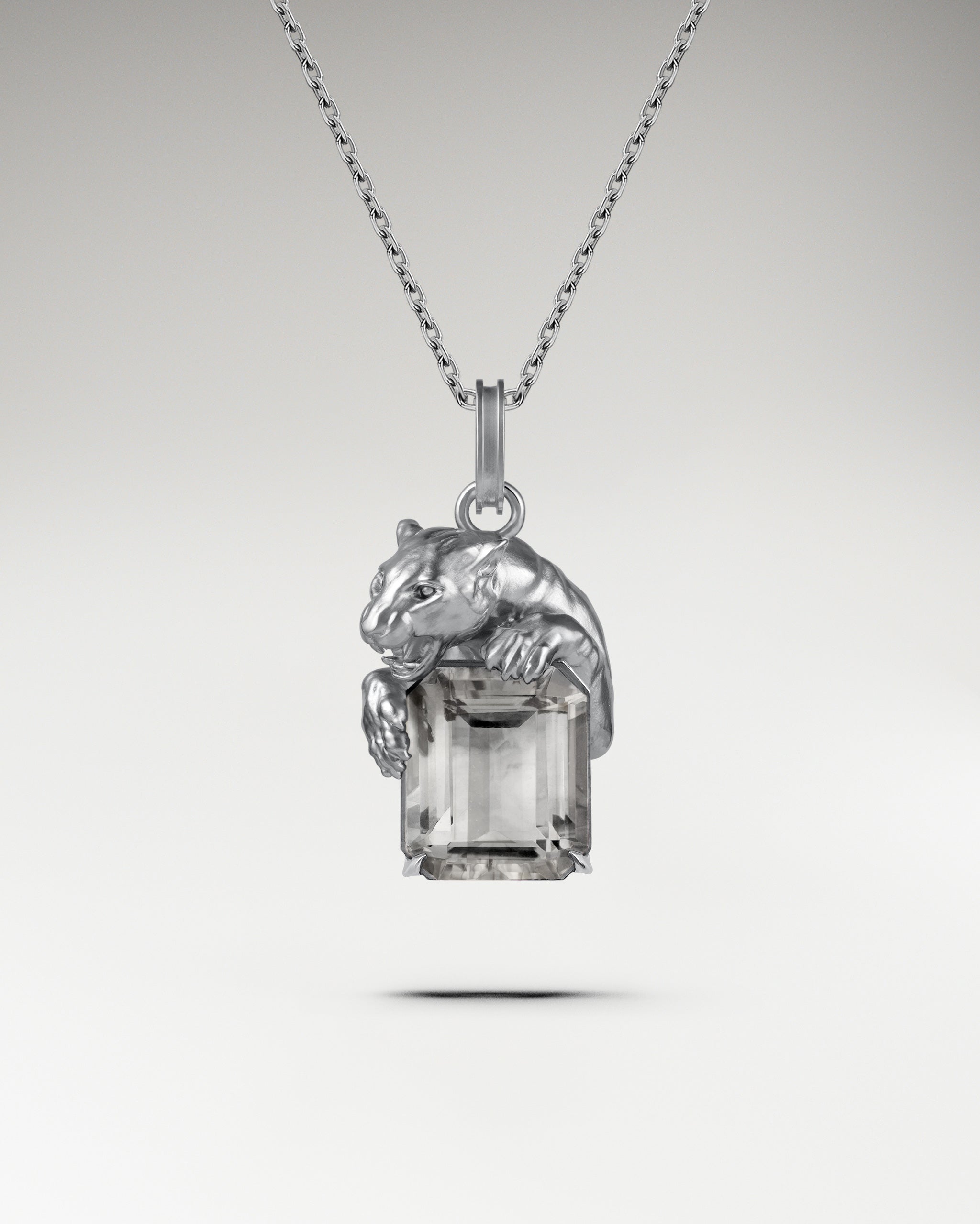 Savanna Sculptural Pendant Necklace In Sterling Silver