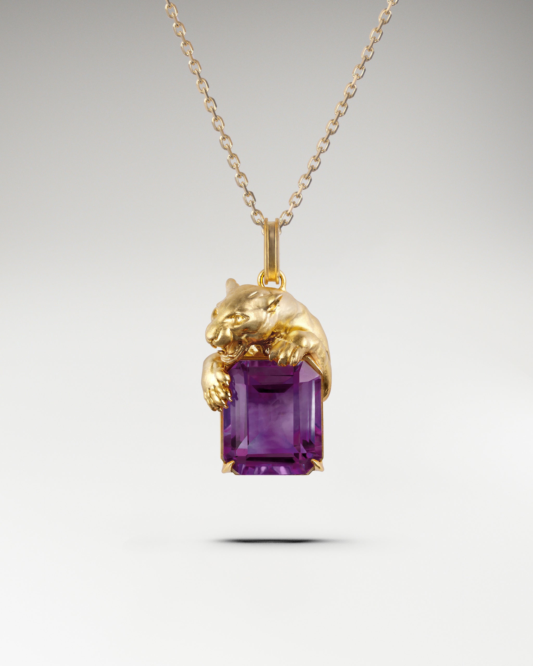 Savanna Sculptural Pendant Necklace In Gold Vermeil