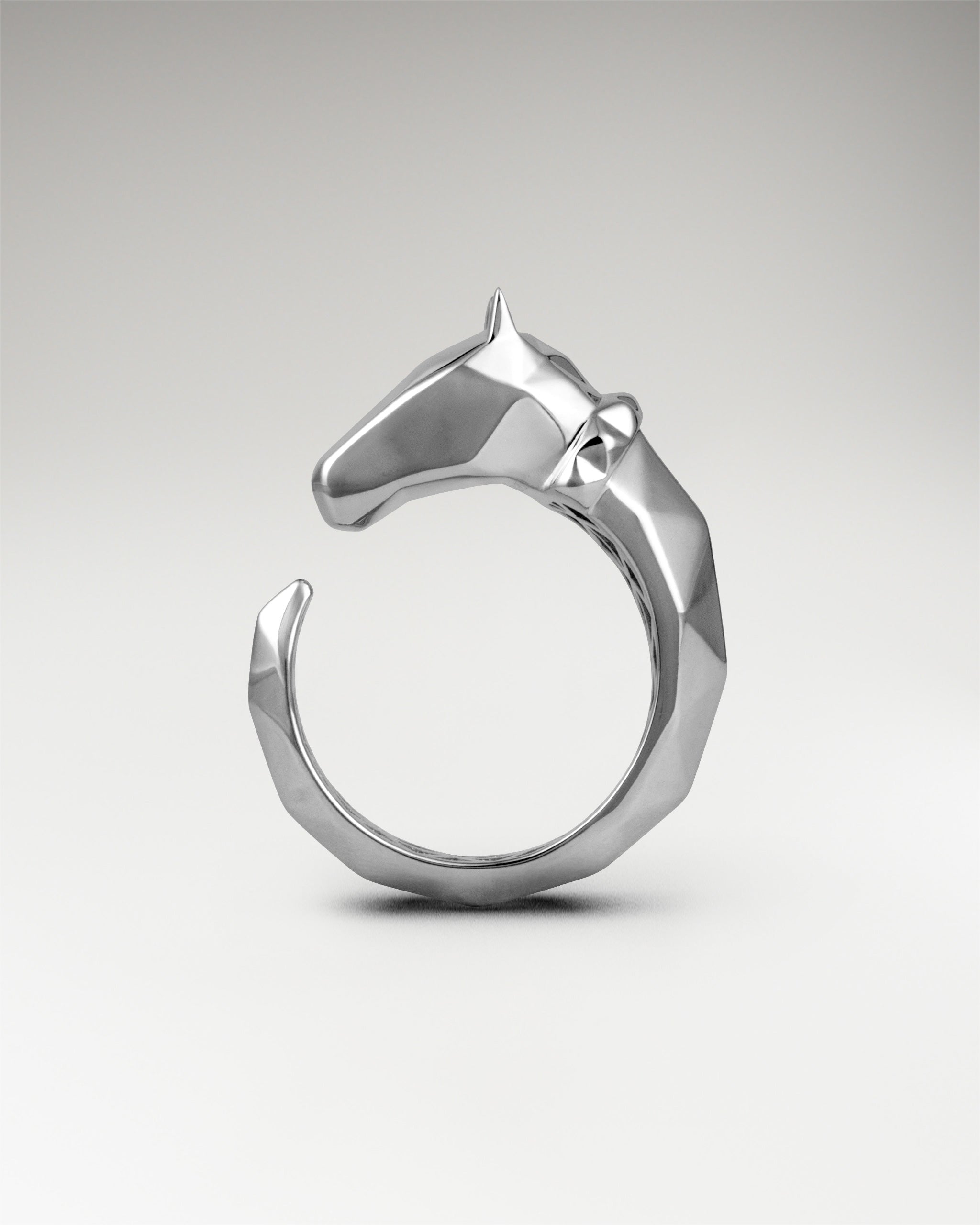 Bague Vector Steed en argent sterling