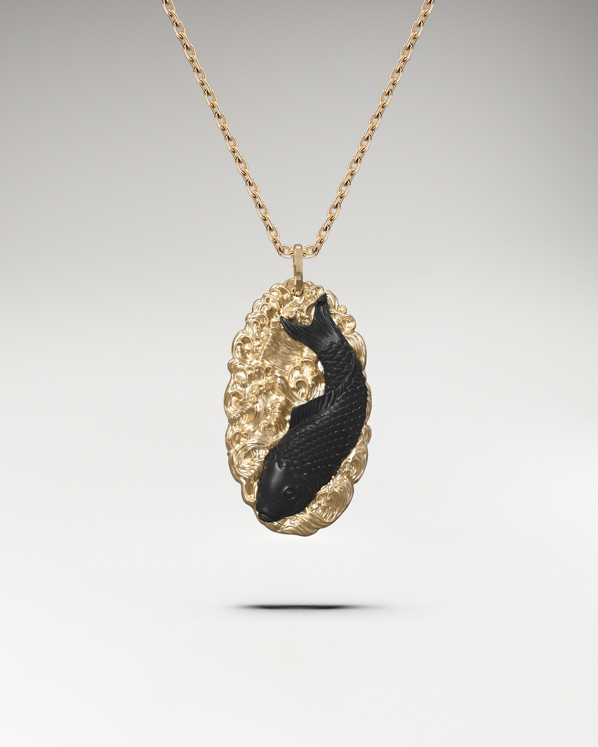 Rising Tide Pendant Necklace In Sterling Silver