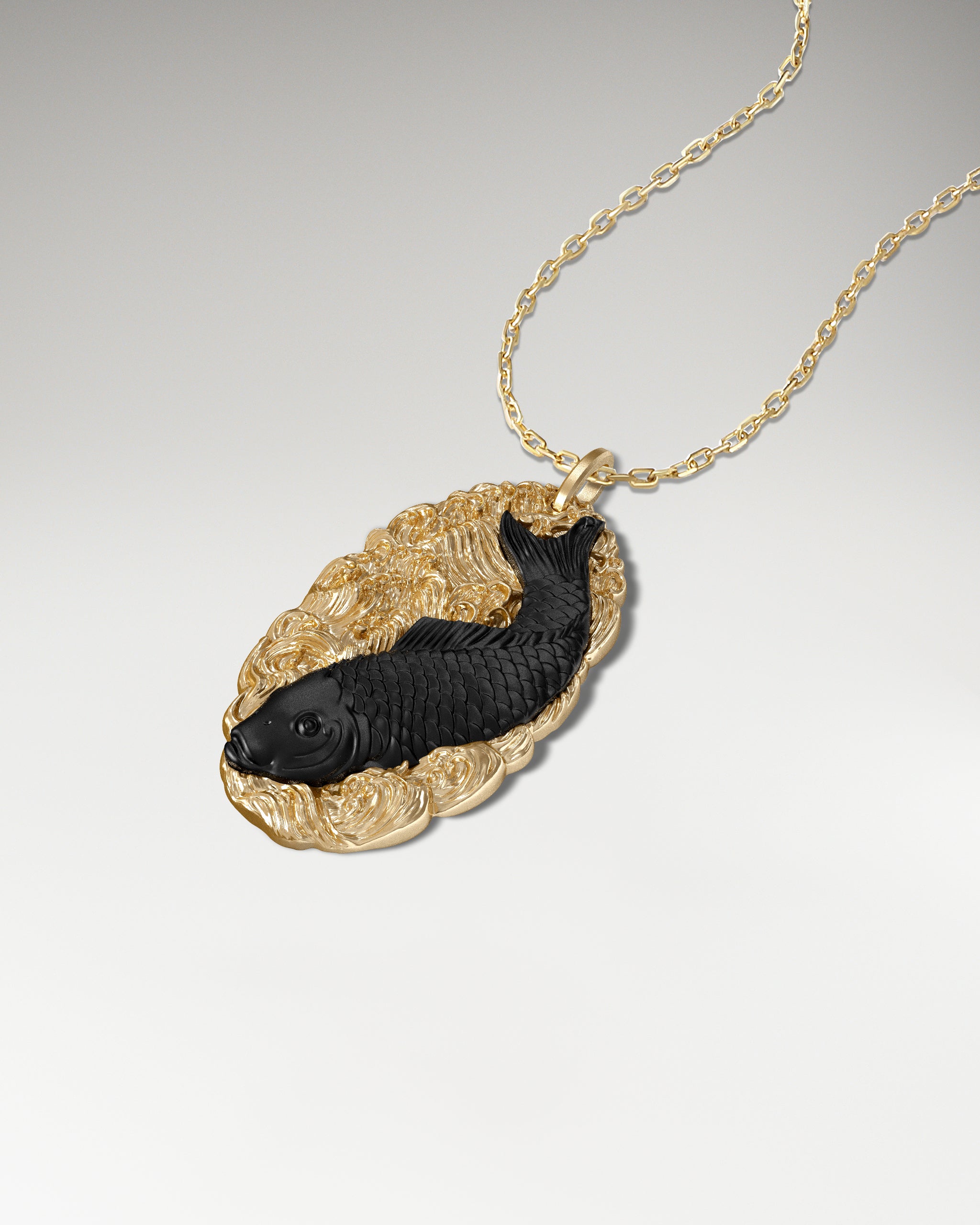 Rising Tide Pendant Necklace In Sterling Silver